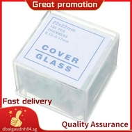 100pcs Transparent Slides Coverslips Coverslides 22x22mm For Microscope .dbaigaudnh84sg