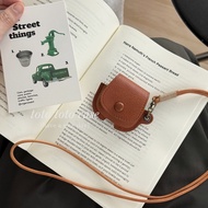 Ốp Lưng Airpods pro 3 Cao Cấp Bằng Da Chống Rơi Dây Đeo Cổ Bảo Vệ Cho Tai Nghe Bluetooth Apple 2 Air