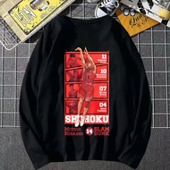 SLAM DUNK mitsui 14 popcloset baju t-shirt lengan panjang lelaki perempuan 3xl basketball manga anime t shirt man viral