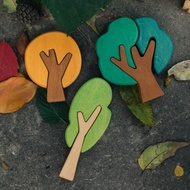 Flat Forest Set | Avdar Toys | Wooden Trees | Open Ended Toy | Wooden Toy | Educational Toy | Preten