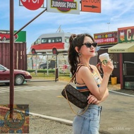 Real Shot A7o Premium Store-L Home Presbyopic Mahjong Bag ivy Female Shoulder Diagonal Small Square 