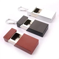 outdoor personalized portable ashtray keychain mobile ashtray storage bag Portable Ashtray With lid Keychain Pocket Ashtray Mini Metal Ashtray