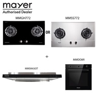 Mayer Kitchen Bundle Hob and Hood and Oven MMGH772/SS772 + MMSI900LEDHS or MMSI903OT + MMDO8R