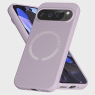 Magnetic Liquid Silicone Phone Case for Google Pixel 9 9 Pro 9 Pro XL 9a Shockproof Soft Back Cover 