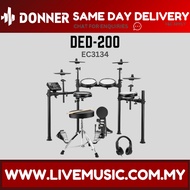 Donner DED-200 Electric Drum Set Electronic Drum Kit with Headphone, Drum Throne And Drumstick ( DED