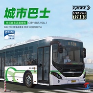 Tianyi Model SABRE 1/72 72A03 City Bus Shanghai Shinwo Pure Electric Bus Bus