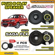 🔊 Proton Saga FLX Speaker Plug & Play Speaker SAMURAI KATANA SOUNDBAR OEM Car Audio PNP Speaker Kere