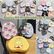 READY STOCK For Baseus H1 Pro Headphone Case Cartoon Creative Patterns Headset Earpads Storage Bag C