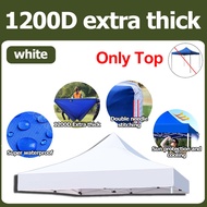 [24 hours delivery] 1200D kain khemah 10x10 tebal 100% rainproof canopy canvas only outdoor tent can