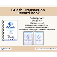 SHENTHANS GCash TRANSACTION Record Book - 100pages per Notebook CASH IN CASH OUT
