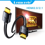 Lemorele Hdmi Cable 4K/120Hz 8K/60Hz Ultra High Speed Hdmi To Hdmi Cable Dolby Vision 48Gbps Hdmi