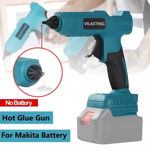 Electric Hot Melt Glue Gun Cordless Glue Grab 11mm Glue Stick Hot Melt Welding Air Gun (No battery) 