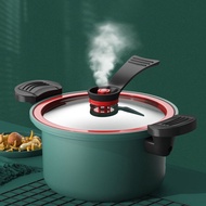 XIKEDUO With Non-stick Coating 3.5L Pressure Cooker Lid Anti-scald Two Ears Handle Stew Pot Multi-function Thickened Simmering Pot Induction