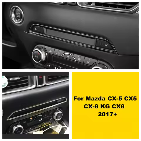 Air Conditioning CD Panel Cover Trim For Mazda CX-5 CX5 CX-8 KG CX8 2017 - 2025 Decoration Accessori
