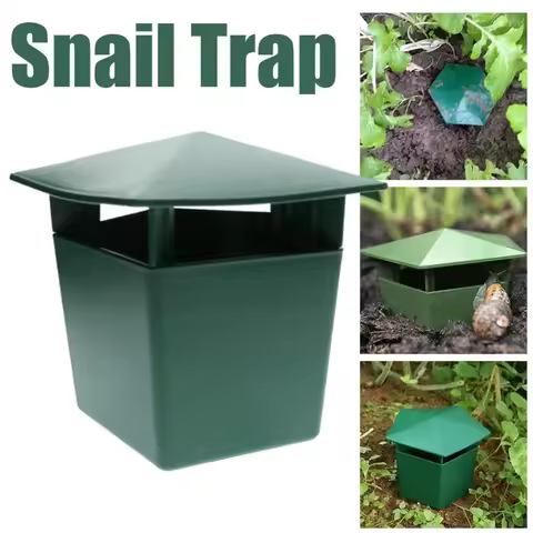 Eco-friendly Snail Cage Slug House Snail Trap Catcher Pests Bait Station Tools Animal Pest Repeller 