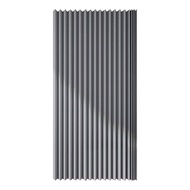 Foldable Magnetic Shower Curtain Waterproof Bathroom Curtain with 14 Hooks Modern Bath Curtain for B