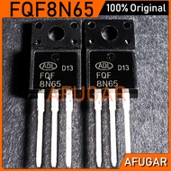 5PCS FQF8N65 TO-220F FQF 8N65 TO220F 8A/650V N-channel MOSFET Transistor new original