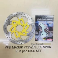 DISC PLATE 267MM Y125ZR & DISC BRACKET 267MM SYM185 VF3I