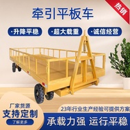 ST/💥Traction Platform Trolley Flexible Self-Walking Trackless Land Machine Flat Factory Logistics Cargo Transport Truck