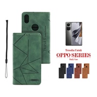 Case OPPO RENO 11/RENO 10/10 PRO Flip Premium Leather Case HP Protective Case