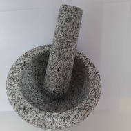 Nature Granite Stone Mortar and pestle / Lesung Batu