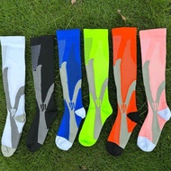 Compression Socks Running Sports Long-tube Football Socks Calf Socks Elastic Socks Long-tube Compres
