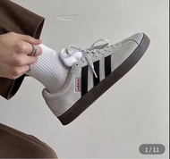 Adidas Neo VL Court 復古灰褐麂皮 Nmind sneaker購入 ！免運免運