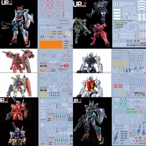 EVO Decal GQuuuuuuX Series HG-GQ1-8 for HG 1/144 gMS-Ω Police ZAKU GELGOOG GFreD Guncannon XAVIER GY