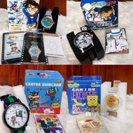 BLINDBOX SELECTED WRIST WATCH SPONGEBOB SQUARE PANTS CRAYON SHINCHAN DETECTIVE CONAN
