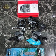 Groupset Shimano Alivio M4000 3 X 9 Speed Threaded Freewheel MTB Federal Roadbike Minion Commuter Fo