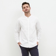 M231 Kemeja Pria Koko Shanghai Polos Soft Twill Panjang Putih 1971H