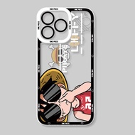 เคสโทรศัพท์สำหรับ OPPO Reno 8Z 7Z 5Z 6Z 5 6 A3S A5S A9 A5 2020 F9 F11 A94 A74 4กรัม A93 A95 5G ฝาครอบเคสซิลิโคนใสนุ่มตานางฟ้าหนึ่งชิ้นปกป้องเลนส์โปร่งใสกันกระแทกการ์ตูน TPU ยอดนิยมฝาครอบด้านหลังสี่เหลี่ยมเพื่อการป้องกัน