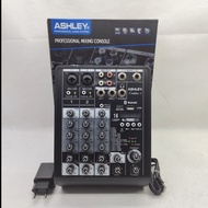 mixer ashley 4channel mixer audio ashley produk original .