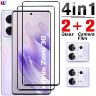 4in1 Camera Protective Glass For Infinix Zero 30 5G 3D Curved Tempered Glass Infinix zero 30 Zero30 