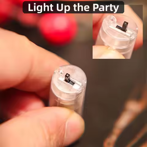 LEDlight-emitting birthday party Switch Balloon Lamp Cylindrical Paper Lantern Wedding Halloween Chr