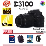 Nikon D3100 + 18-70mm Lens manual focus  (Used) (99% Best Condition)