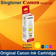 [Original] Canon GI-790 / GI 790 / GI790 Black Cyan Magenta Yellow Refill Ink Bottles for Canon PIXMA G1000, PIXMA G2000