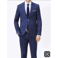 Zara Set​Suit​ Male​ Navy Blue Shirt​ Chest​ 38​ Pants​ Waist​ 30-31 Size​ S​