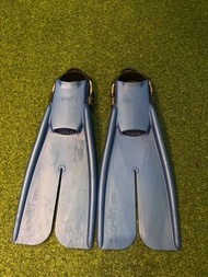 APOLLO BIO FIN 藍 潛水 浮潛 生化蛙鞋 SIZE M 近全新 已改彈簧扣