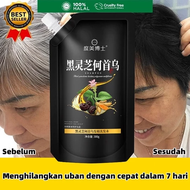 Sampo Penghilang Uban Herbal Shampo Rambut Hitam Menutrisi Akar Rambut Rambut Putih hingga Perawatan