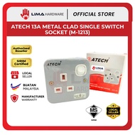 ATECH 13A METAL CLAD SINGLE SWITCH SOCKET (M-1213)