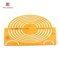 [UsusexaMY] Large Isometric Ellipse Template, Student Measuring Template Yellow 4352