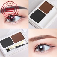 Two-color Eyebrow Powder Waterproof Sweat-proof Long-lasting Wild Eyebrows C8r7