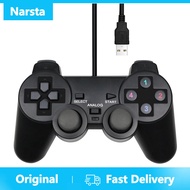 Wired USB Controller Gamepad for WinXP/Win7/Win8/Win10 for PC Computer Laptop Black Game Joystick