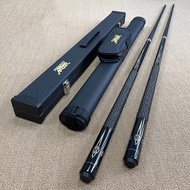10/11.5/13mm Tip Predator Pure Carbon Fiber Ako Billiards Cue Stick 1/2 Split Type Joint Low Deflect