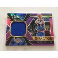 [MINT D99] COURTNEY LEE KNICKS SELECT X-FACTOR/99 Refractor Game Used Memorabilia NBA ThickCard