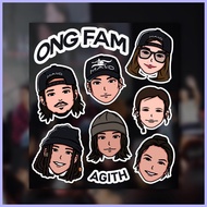 ► ◨ Ong Fam - Sticker Pack