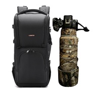 SONY 400800Telephoto Lens Bag Professional Backpack Camera Bag Camouflage Style Cannon Lens Camera B