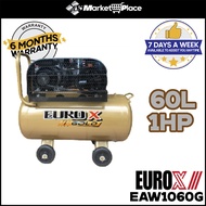 EUROX 60L 1HP Air Compressor EAW1060G