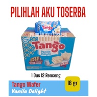 Tango Wafer VANILLA DELIGHT RENCENG - (HARGA 1 KARTON ISI 12 RENCENG)